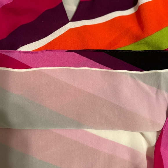 Rena Lange Lined Silk Sleeveless Blouse Multicolor Large Measurements Included - Picture 5 of 7